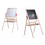 Tabla magentica de scris 3 in 1 din lemn Goya Natur Woodyland